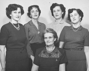Dovie Henry, Marie, Edna, Bessie & Ruby 1951 or 52
